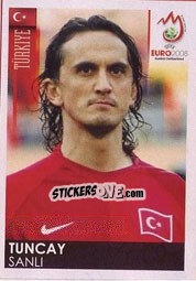 Figurina Tuncay Sanli - UEFA Euro Austria-Switzerland 2008 - Panini