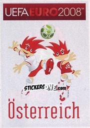 Sticker Official Mascots - UEFA Euro Austria-Switzerland 2008 n. 150 - Panini