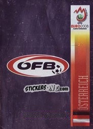 Sticker Team Emblem - UEFA Euro Austria-Switzerland 2008 - Panini