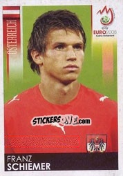 Sticker Franz Schiemer - UEFA Euro Austria-Switzerland 2008 - Panini