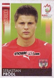 Sticker Sebastian Prödl - UEFA Euro Austria-Switzerland 2008 n. 159 - Panini