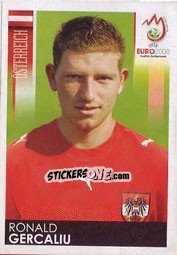 Sticker Ronald Gercaliu - UEFA Euro Austria-Switzerland 2008 n. 162 - Panini
