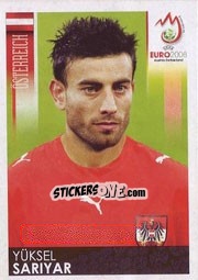 Sticker Yüksel Sariyar - UEFA Euro Austria-Switzerland 2008 - Panini