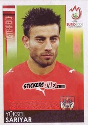 Sticker Yüksel Sariyar - UEFA Euro Austria-Switzerland 2008 n. 166 - Panini
