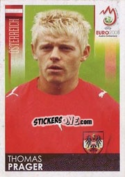 Cromo Thomas Prager - UEFA Euro Austria-Switzerland 2008 n. 167 - Panini