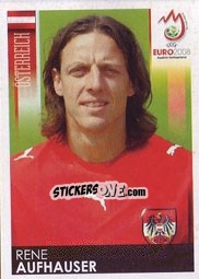 Sticker Rene Aufhauser - UEFA Euro Austria-Switzerland 2008 n. 169 - Panini