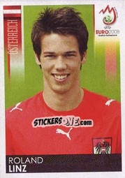 Sticker Roland Linz - UEFA Euro Austria-Switzerland 2008 n. 171 - Panini