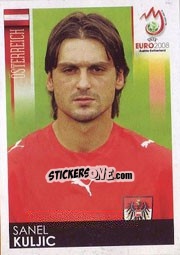 Cromo Sanel Kuljic - UEFA Euro Austria-Switzerland 2008 - Panini