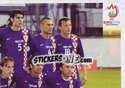 Sticker Team Photo - UEFA Euro Austria-Switzerland 2008 - Panini