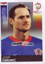 Figurina Josip Simunic - UEFA Euro Austria-Switzerland 2008 n. 183 - Panini