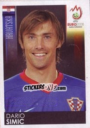 Sticker Dario Simic - UEFA Euro Austria-Switzerland 2008 n. 184 - Panini