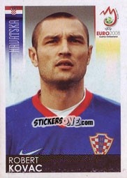 Sticker Robert Kovac - UEFA Euro Austria-Switzerland 2008 n. 186 - Panini