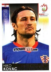 Sticker Niko Kovac - UEFA Euro Austria-Switzerland 2008 n. 190 - Panini