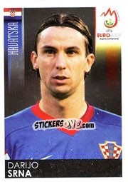 Sticker Darijo Srna - UEFA Euro Austria-Switzerland 2008 n. 191 - Panini