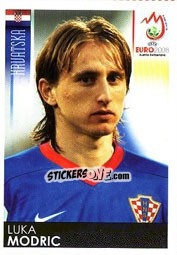 Sticker Luka Modric - UEFA Euro Austria-Switzerland 2008 n. 194 - Panini