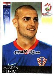 Sticker Mladen Petric - UEFA Euro Austria-Switzerland 2008 n. 200 - Panini