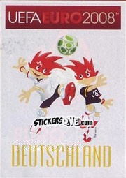 Sticker Official Mascots - UEFA Euro Austria-Switzerland 2008 n. 202 - Panini