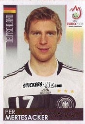 Sticker Per Mertesacker - UEFA Euro Austria-Switzerland 2008 n. 209 - Panini