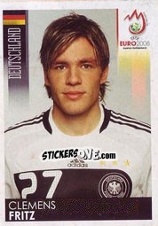 Sticker Clemens Fritz - UEFA Euro Austria-Switzerland 2008 n. 211 - Panini