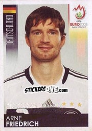 Sticker Arne Friedrich - UEFA Euro Austria-Switzerland 2008 - Panini