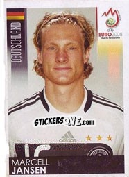 Sticker Marcell Jansen - UEFA Euro Austria-Switzerland 2008 n. 213 - Panini