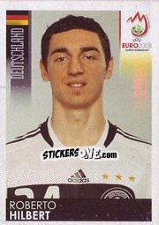 Sticker Roberto Hilbert - UEFA Euro Austria-Switzerland 2008 - Panini