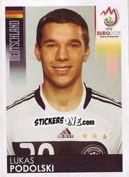 Figurina Lukas Podolski - UEFA Euro Austria-Switzerland 2008 - Panini
