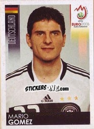 Sticker Mario Gomez - UEFA Euro Austria-Switzerland 2008 n. 224 - Panini