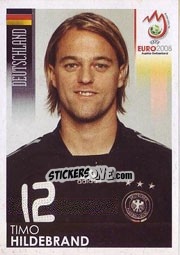 Sticker Timo Hildebrand - UEFA Euro Austria-Switzerland 2008 n. 227 - Panini