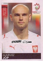 Cromo Mariusz Jop - UEFA Euro Austria-Switzerland 2008 n. 236 - Panini