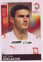 Sticker Michal Zewlakow - UEFA Euro Austria-Switzerland 2008 n. 239 - Panini