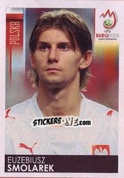 Sticker Euzebiusz Smolarek - UEFA Euro Austria-Switzerland 2008 n. 247 - Panini