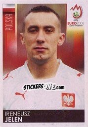 Sticker Ireneusz Jelen - UEFA Euro Austria-Switzerland 2008 - Panini