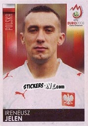 Cromo Ireneusz Jelen - UEFA Euro Austria-Switzerland 2008 - Panini