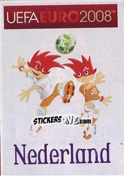 Sticker Official Mascots - UEFA Euro Austria-Switzerland 2008 n. 254 - Panini