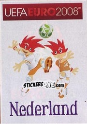 Sticker Official Mascots - UEFA Euro Austria-Switzerland 2008 - Panini