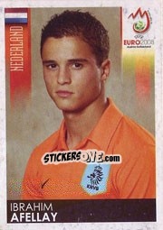 Sticker Ibrahim Afellay - UEFA Euro Austria-Switzerland 2008 n. 267 - Panini