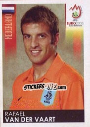 Cromo Rafael van der Vaart - UEFA Euro Austria-Switzerland 2008 n. 268 - Panini