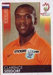 Sticker Clarence Seedorf - UEFA Euro Austria-Switzerland 2008 n. 270 - Panini