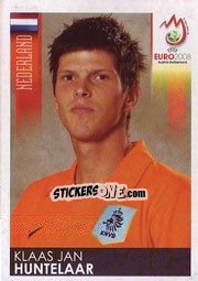 Sticker Klaas-Jan Huntelaar - UEFA Euro Austria-Switzerland 2008 n. 273 - Panini