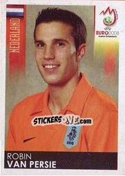 Sticker Robin van Persie - UEFA Euro Austria-Switzerland 2008 - Panini