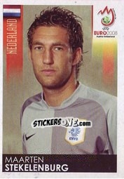 Sticker Maarten Stekelenburg - UEFA Euro Austria-Switzerland 2008 n. 277 - Panini