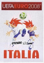 Sticker Official Mascots - UEFA Euro Austria-Switzerland 2008 n. 280 - Panini