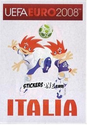 Figurina Official Mascots - UEFA Euro Austria-Switzerland 2008 - Panini