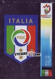 Sticker Team Emblem - UEFA Euro Austria-Switzerland 2008 n. 285 - Panini