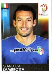 Figurina Gianluca Zambrotta - UEFA Euro Austria-Switzerland 2008 n. 293 - Panini