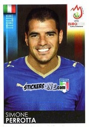 Cromo Simone Perrotta - UEFA Euro Austria-Switzerland 2008 n. 296 - Panini