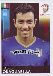 Sticker Fabio Quagliarella - UEFA Euro Austria-Switzerland 2008 - Panini