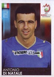Sticker Antonio Di Natale - UEFA Euro Austria-Switzerland 2008 n. 302 - Panini