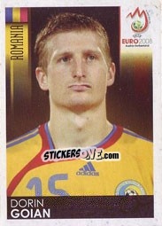 Sticker Dorin Goian - UEFA Euro Austria-Switzerland 2008 - Panini